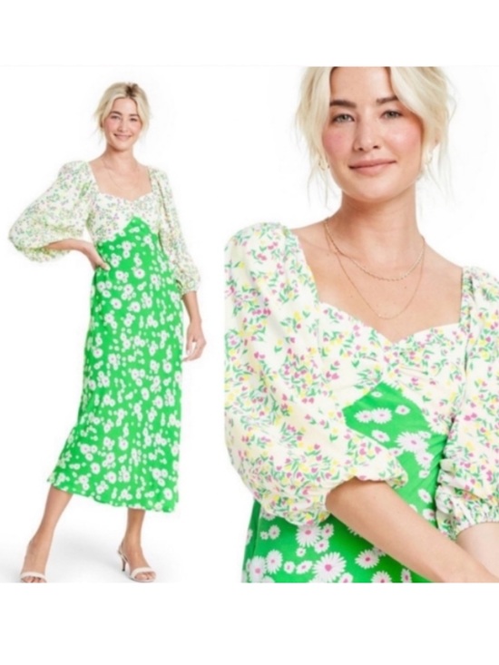 RIXO Dresses & Skirts - Rixo X Target Daisy Long Sleeve Swing Dress 8
